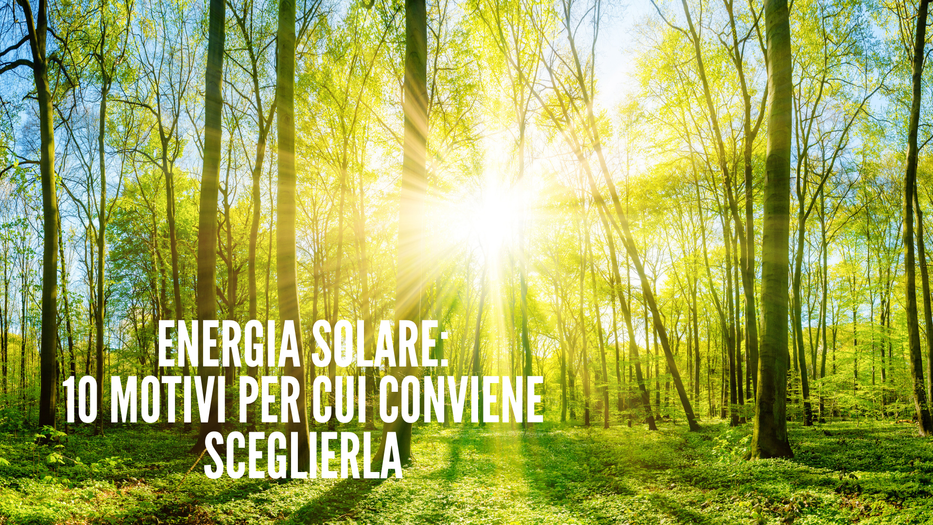 Impianti fotovoltaici: 10 motivi per cui convengono