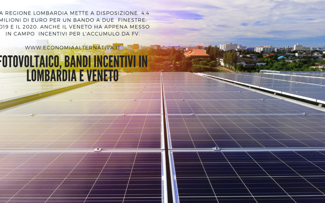 fotovoltaico bando e incentivi - EconomiaAlternativa.it
